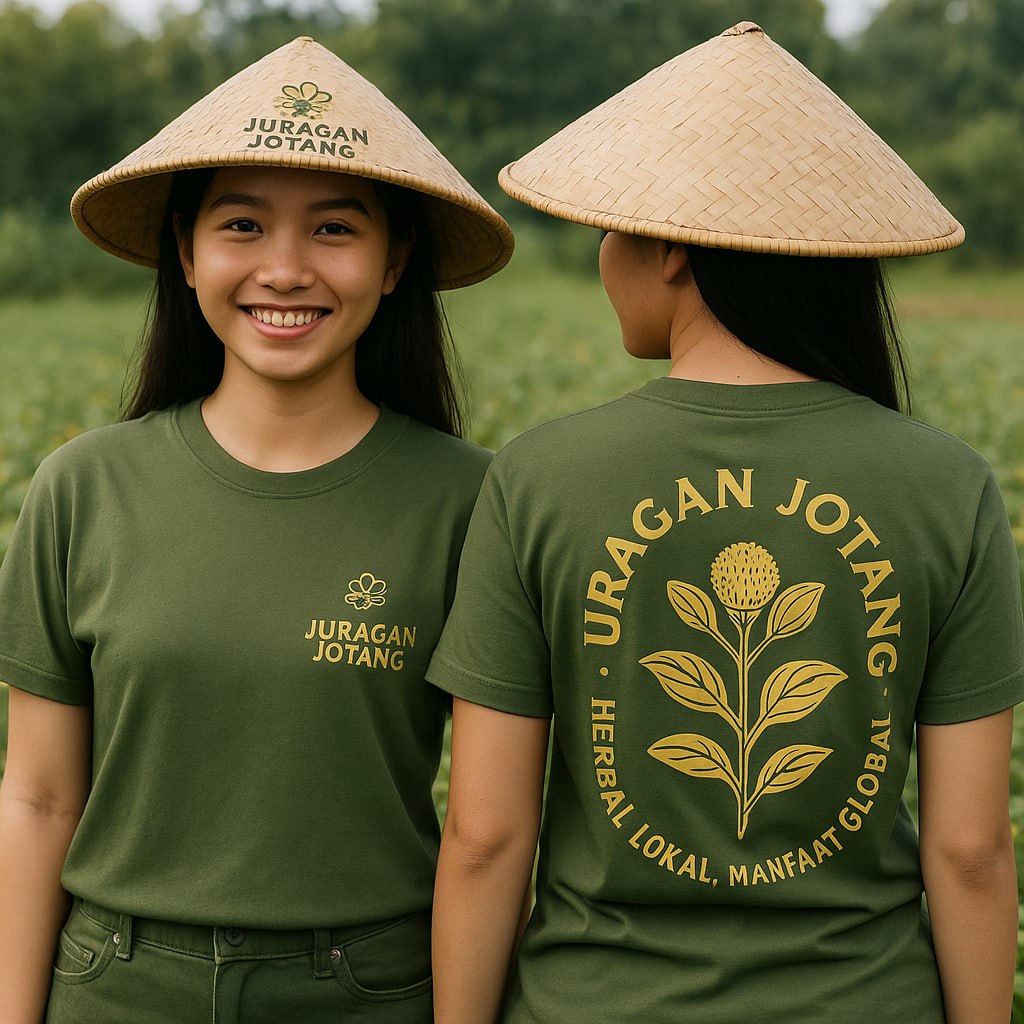 Tim profesional JOTANG.NET di lahan pertanian modern dengan teknologi canggih